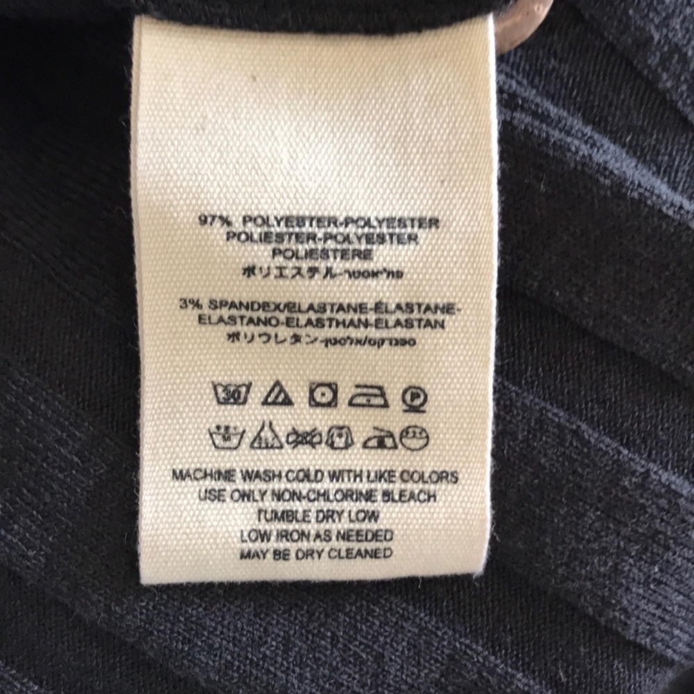 Free People Central Park black ribbed top NWT - Picture 5 of 5
